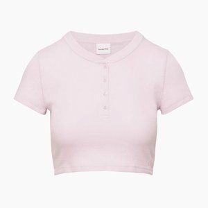 Aritzia Sunday Best Baby Waffle Crew T-Shirt